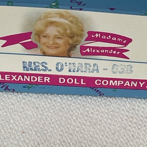 Rare Madame Alexander restrung 8" Mrs. O'Hara doll new in box - Picture 9 of 9